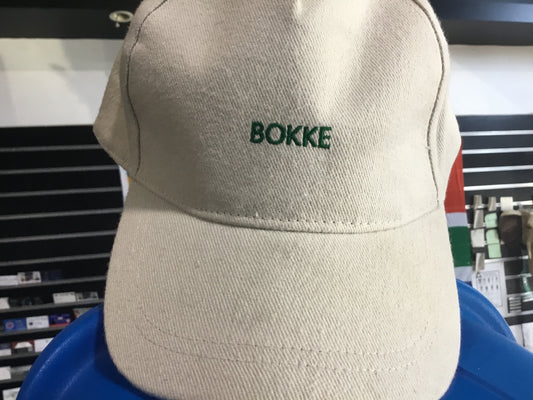 Cap Cream Cotton with SA flag at the back - Bokke x 1