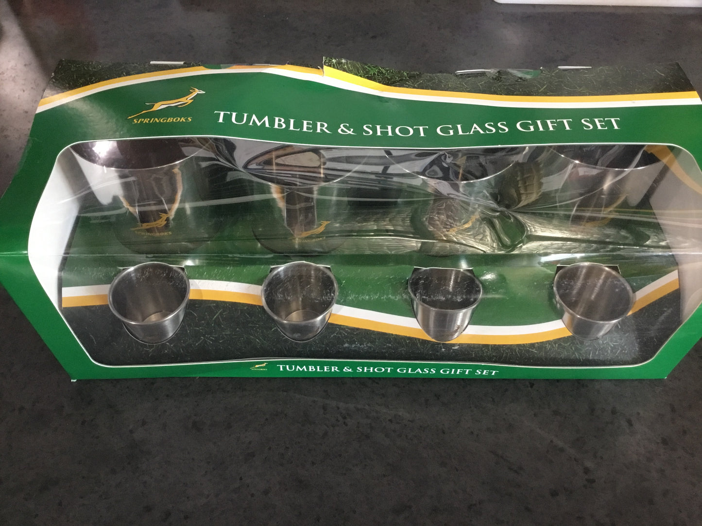 Springbok LK Tumbler Shot Glass Gift Set 4s