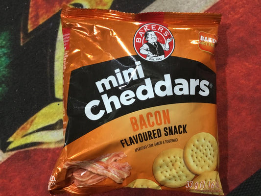 Mini Cheddars Bacon 33g