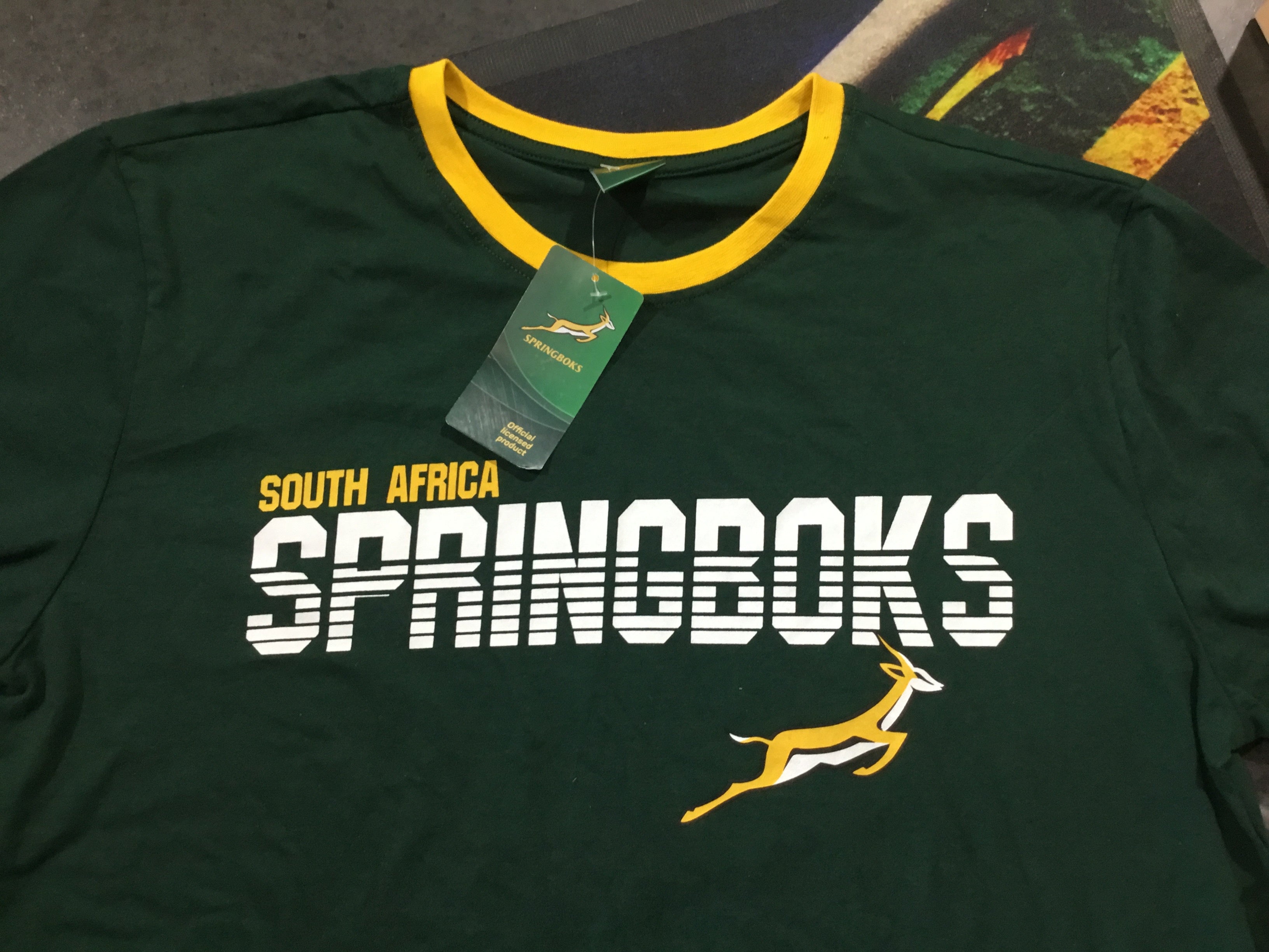 Springbok Supporter Shirts South African Home Foods