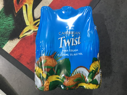 Caribbean Twist Pina Colada 275ml - 6 Pack