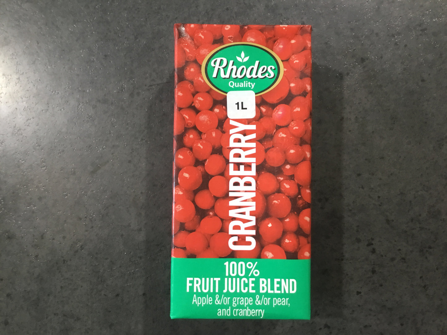 Rhodes Cranberry Juice 1L