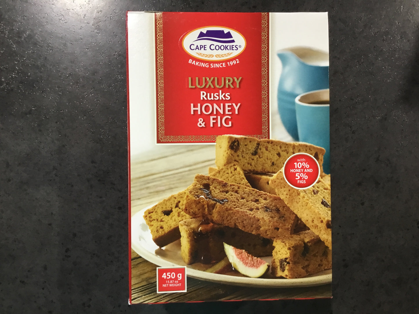 Cape Cookies Rusk Honey & Fig 450g
