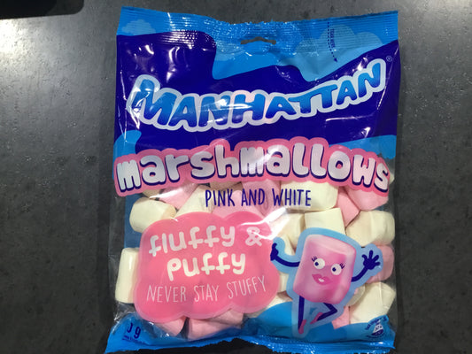 Manhattan Pink & White  Marshmallows 400g