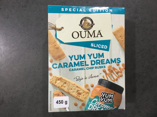 Ouma Rusks Caramel Dreams Sliced 450g