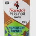 Nandos SAUCE Peri Peri Mozambican Paprika Mild 250ml bottle